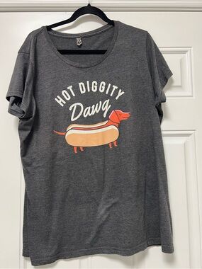 Instant Message Weiner Dog Shirt Size XL